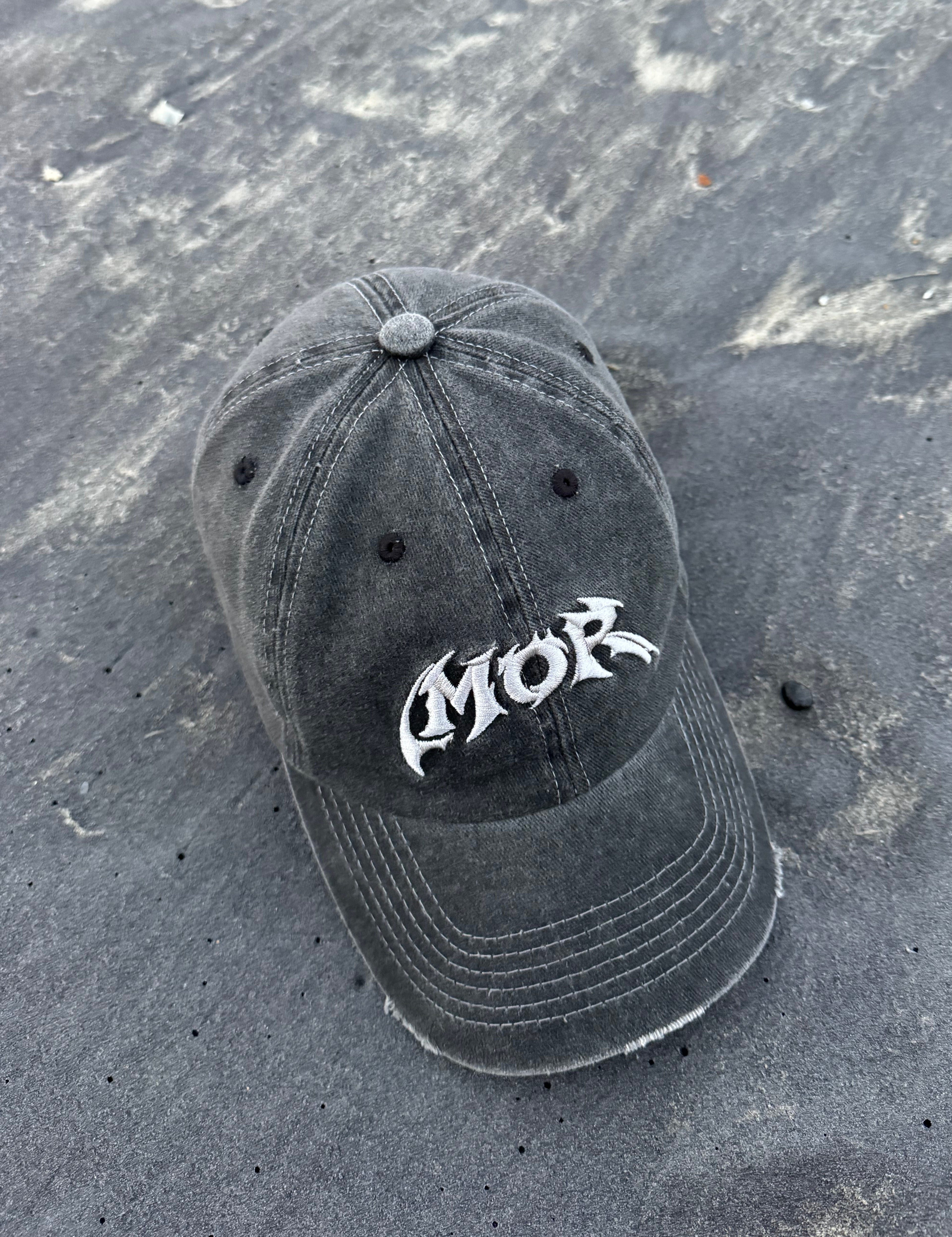 MOR Distressed Rave Cap